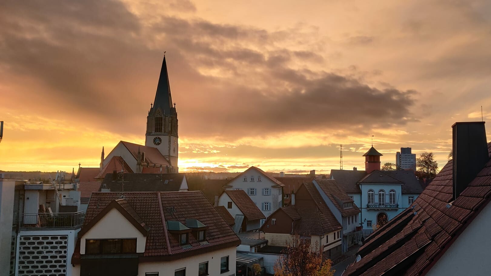 Stuttgart út Kees syn hûs wei fotografearre
