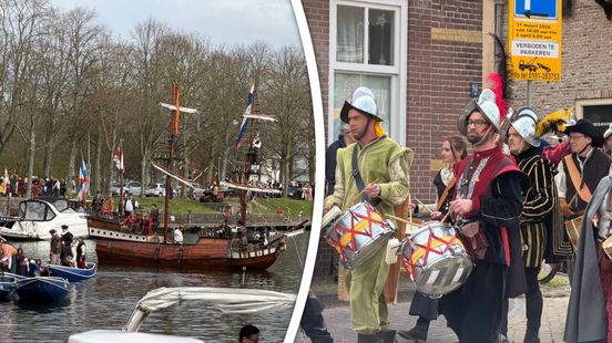 Brielle speelt belangrijke overwinning na in klederdracht: 'En met heel veel drank'