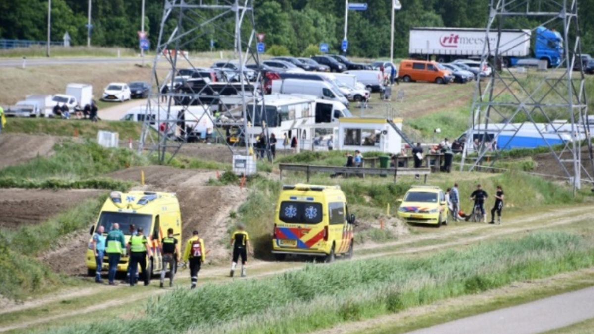 Ernstig ongeluk op motorcrossbaan Ritthem