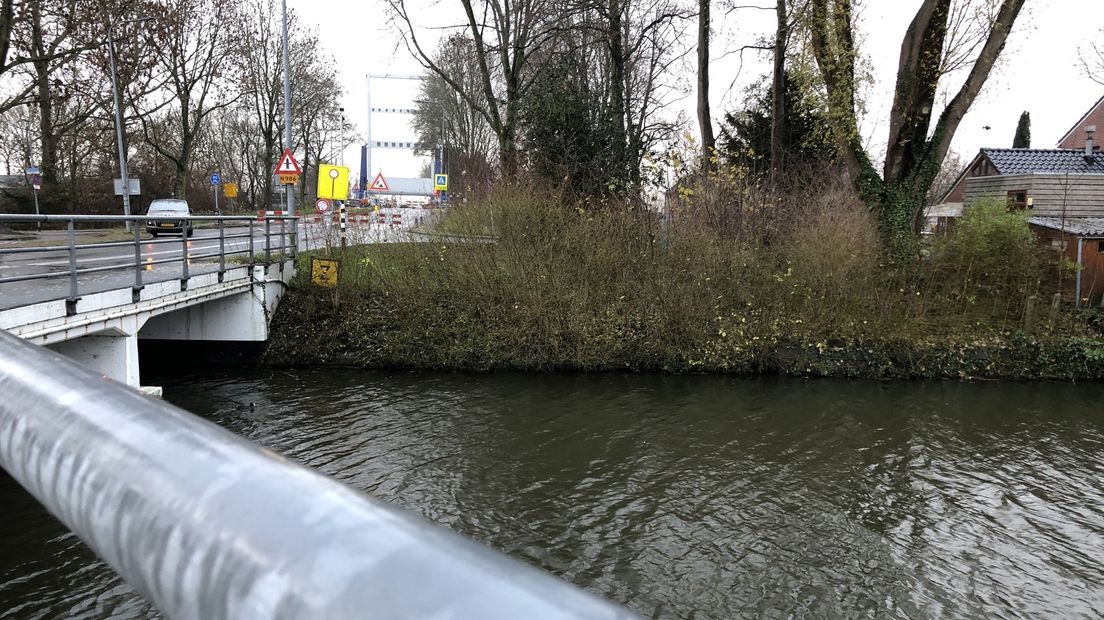 De plek bij ruischerbrug waar gekluund moet worden