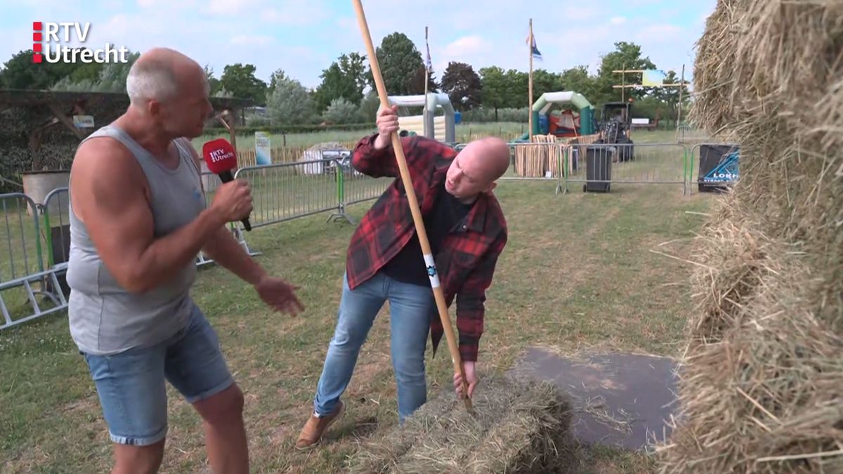Zwetende boeren, vliegende balen: dit is het hooikampioenschap van Langbroek