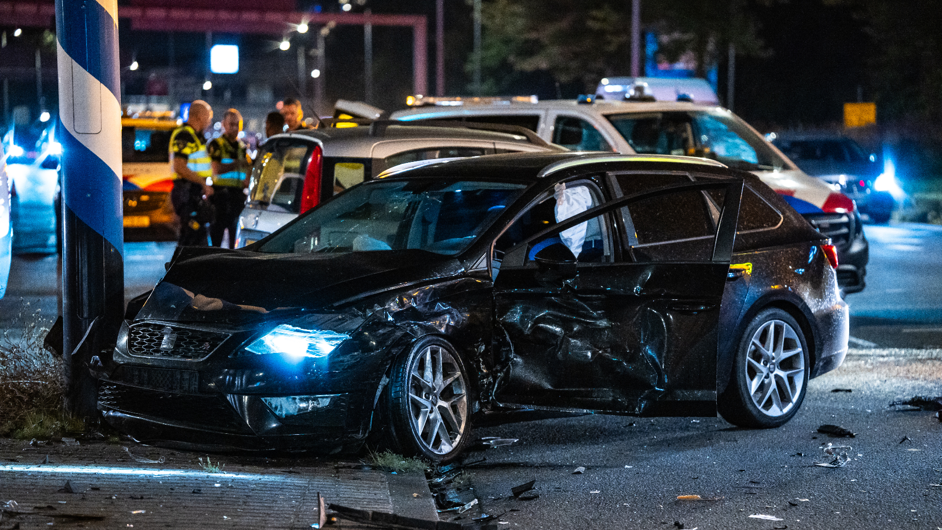 Meerdere gewonden bij botsing Rotterdam-West.