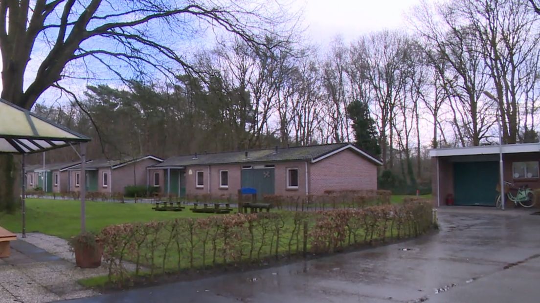 De locatie waar het asielzoekerscentrum in Echten wordt ondergebracht (foto archief RTV Drenthe)