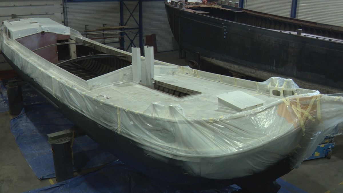 Tweede skûtsje voor museum Earnewâld in originele staat gebracht