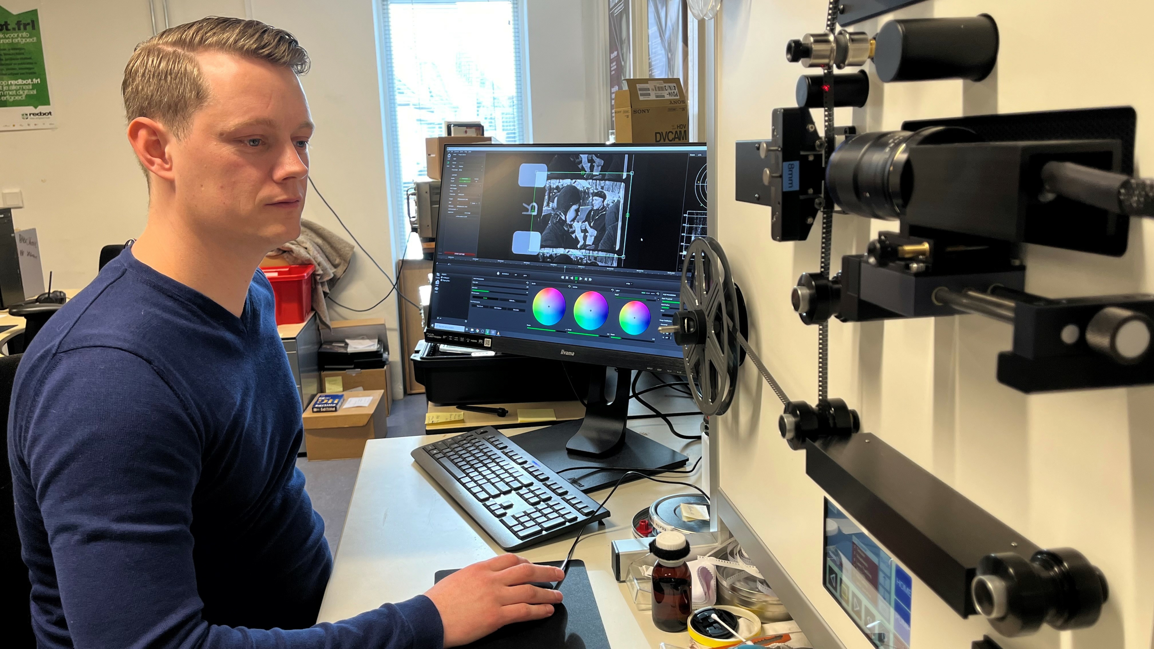 Jurjen Enzing by de nije scanner