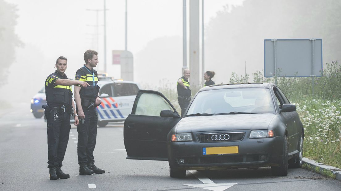 Krakers reden zich klem op de Waterlinieweg