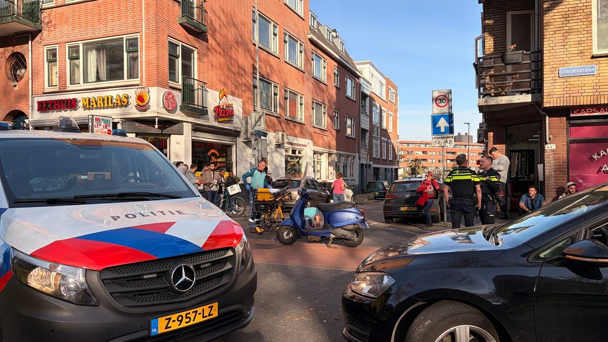 Vrouw naar ziekenhuis na aanrijding in Rotterdam-Feijenoord
