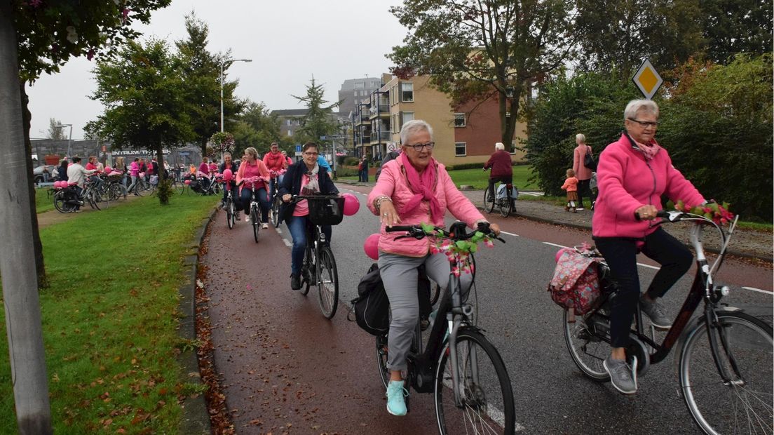 Fietstocht in Hardenberg voor Pink Ribbon