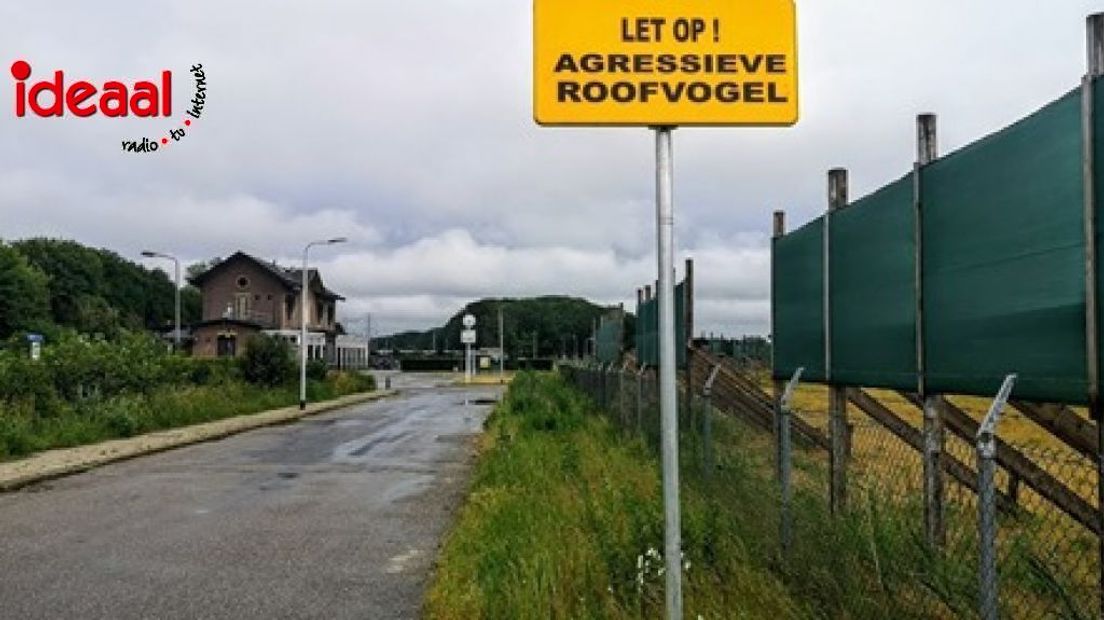 Een waarschuwingsbord in Lochem.