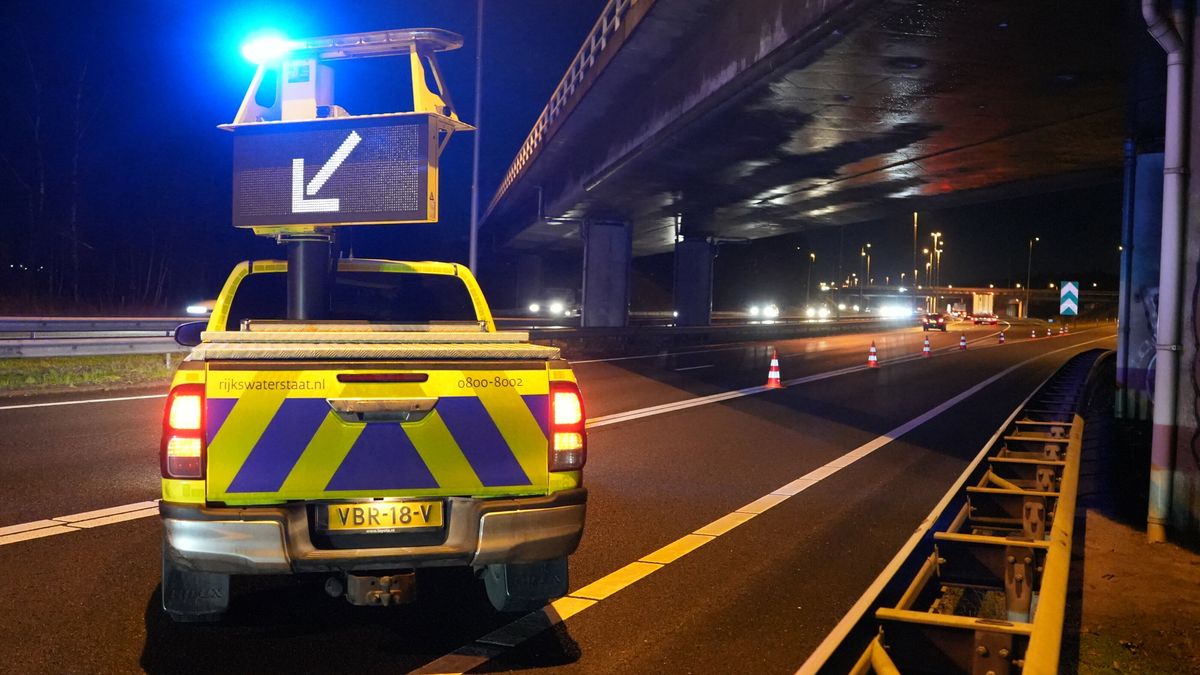 A32 bij Meppel komende nachten afgesloten