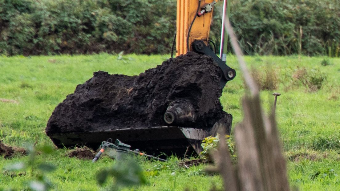 De bom werd gevonden tijdens graafwerkzaamheden