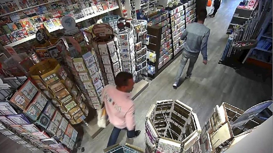 Camerabeelden van de diefstal