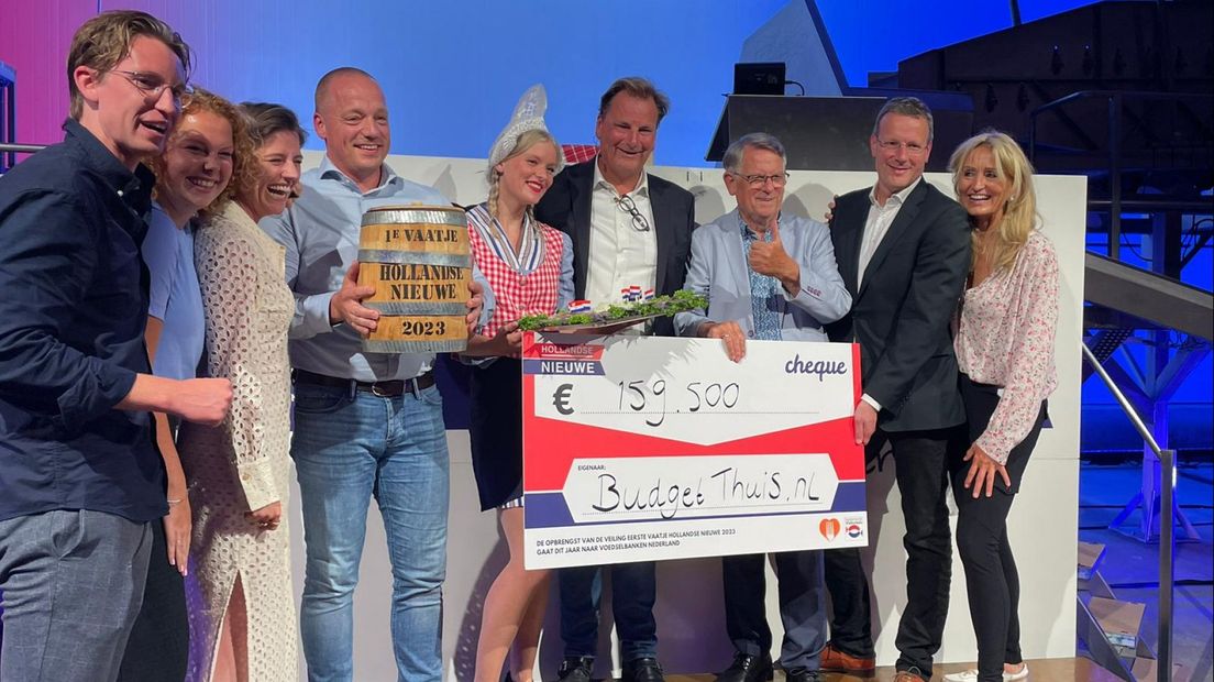 Het eerste vaatje is geveild