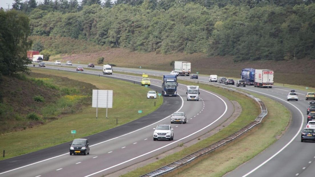 Ongeluk op A1 bij Rijssen