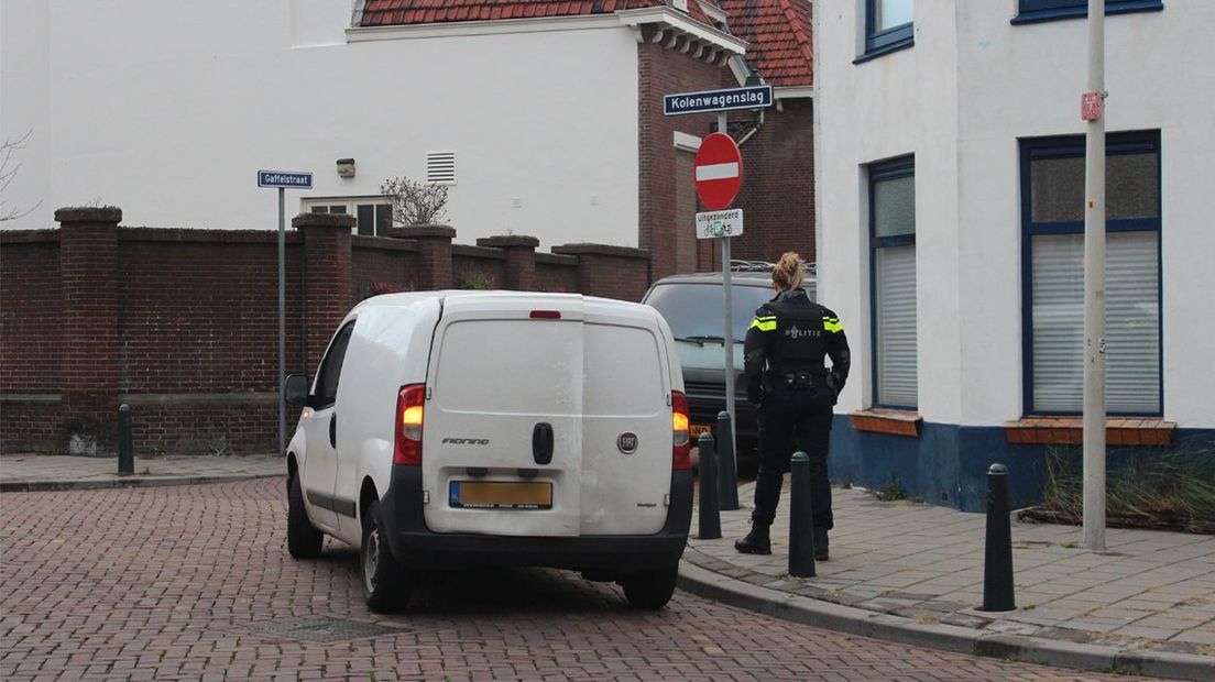 Een pakketbezorger werd op Scheveningen overvallen