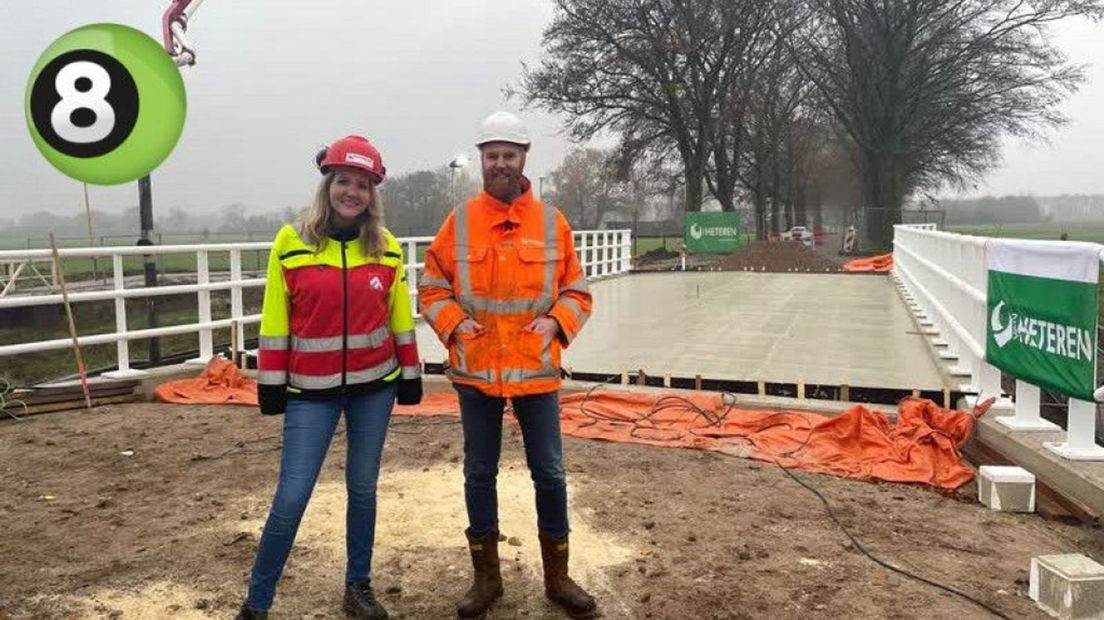 Nieuwe brug tussen Gelselaar en Geesteren bijna af