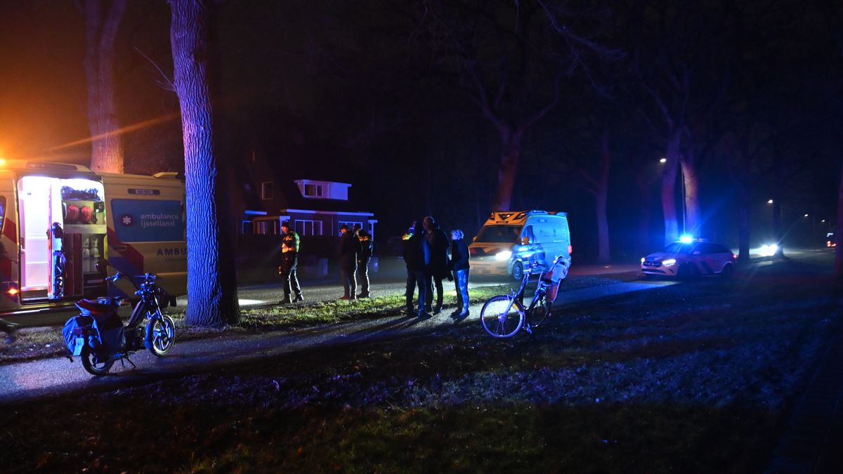Beschonken brommerrijder gewond na botsing tegen boom in Steenwijk