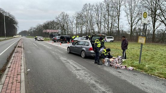 Vuurwerkcontroles bij grens, al veel in beslag genomen