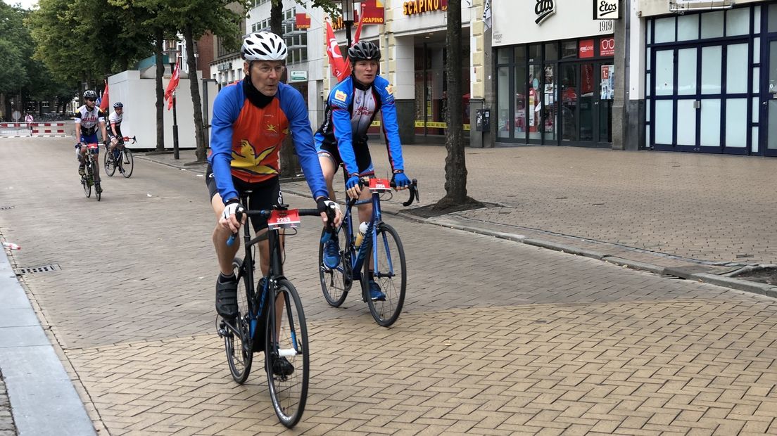 Twee deelnemers aan de tocht