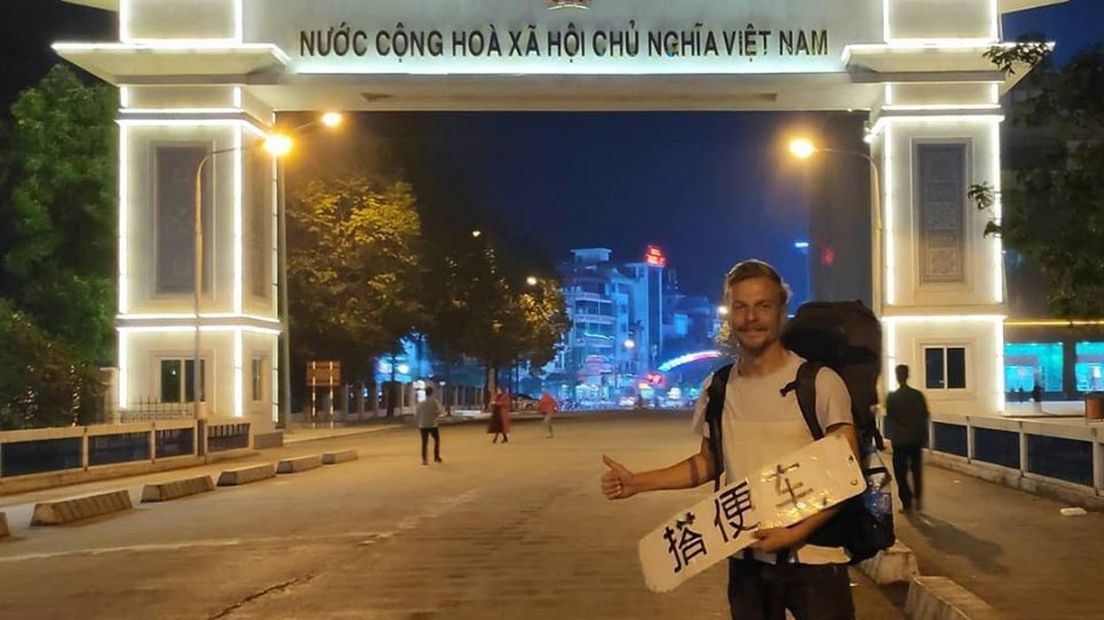 Rutger bereikt vanuit China de grens met Vietnam (Rechten: Rutger Fransen)