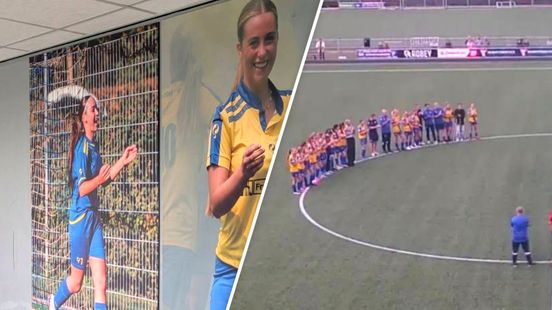 Emotioneel eerbetoon aan verongelukte voetbalsters Oona en Joann Home