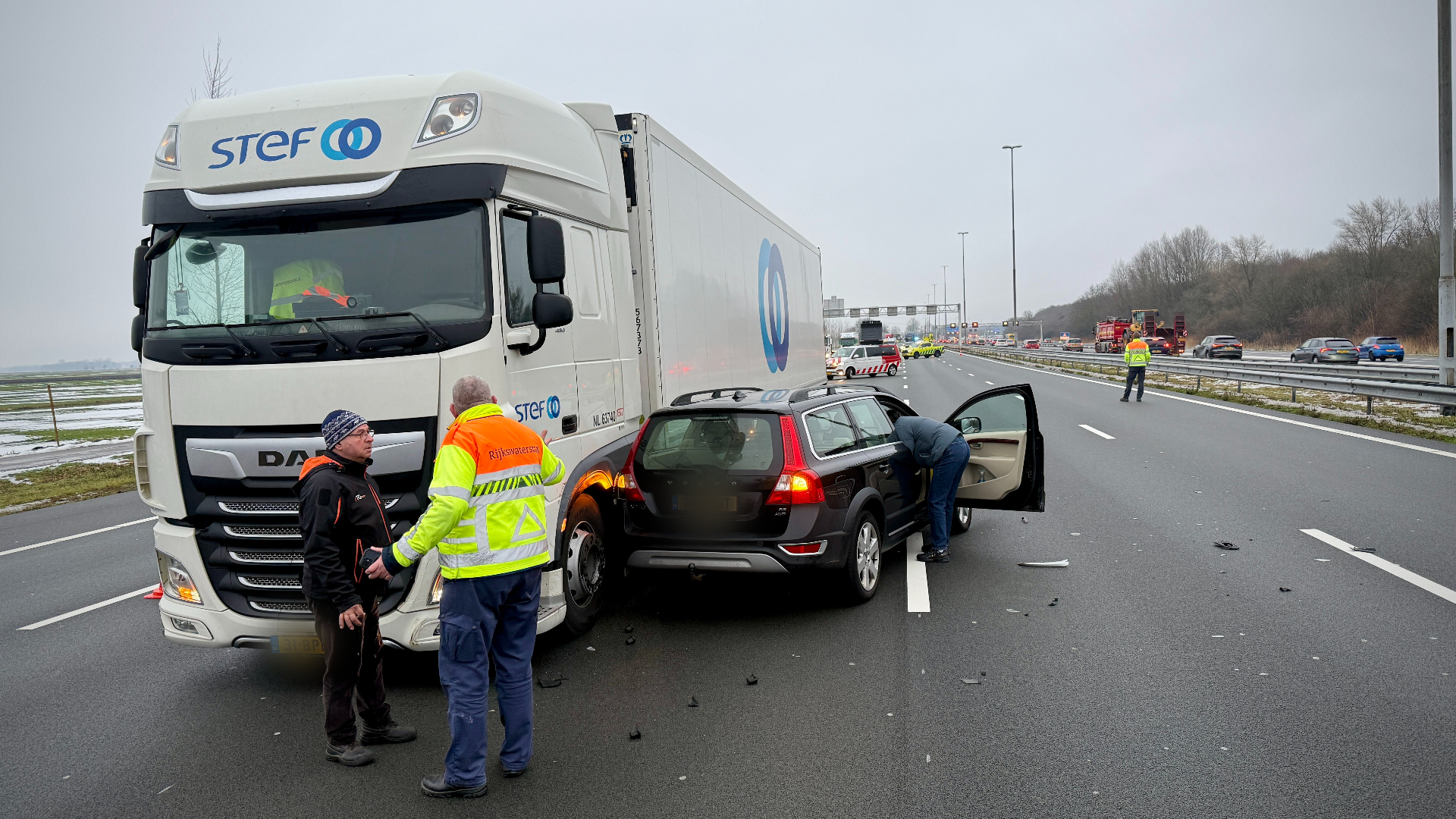 Ongeluk bij A2 Nieuwegein, weg vrijgegeven.