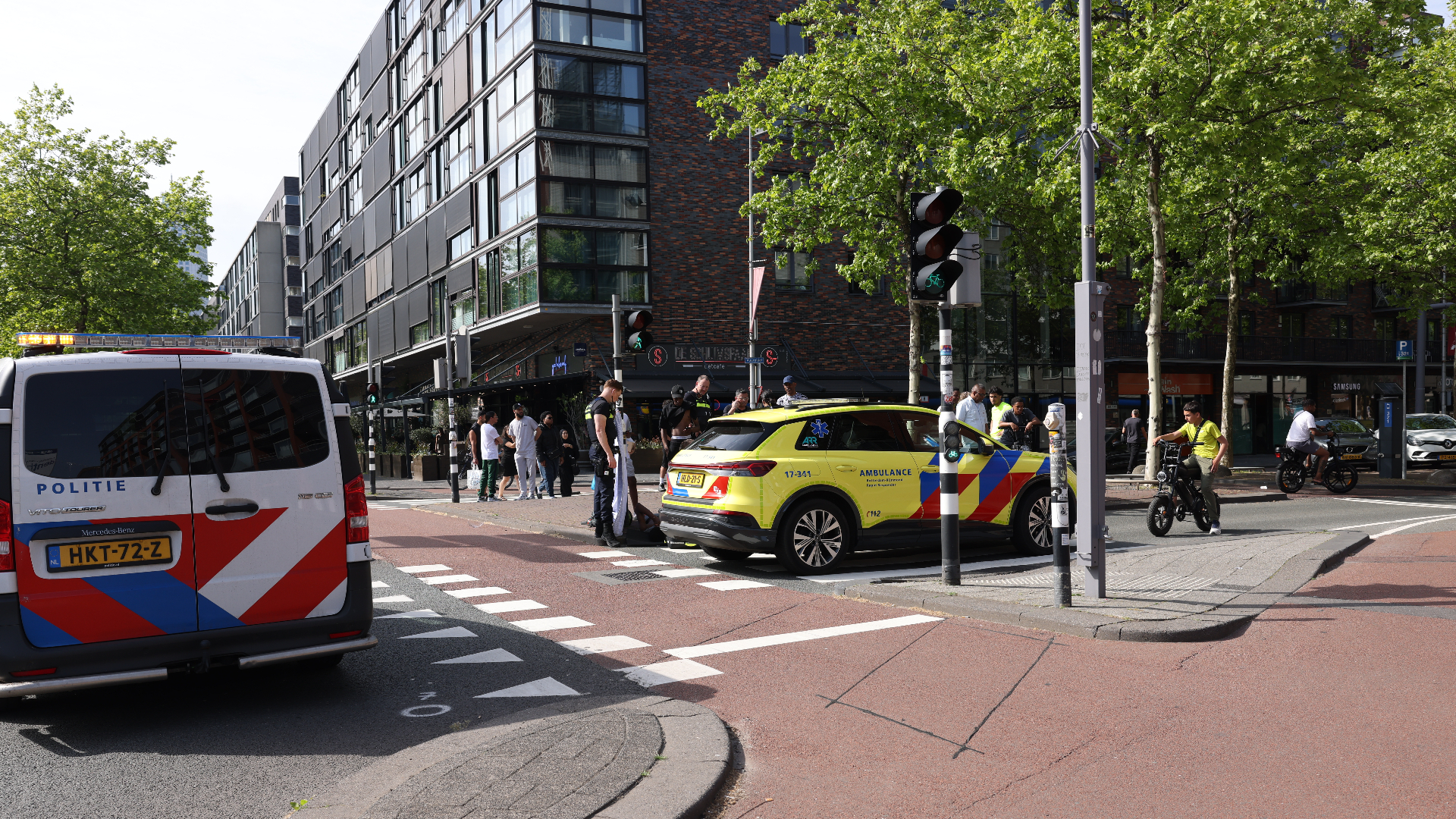 Het ongeluk gebeurde op de Laan op Zuid