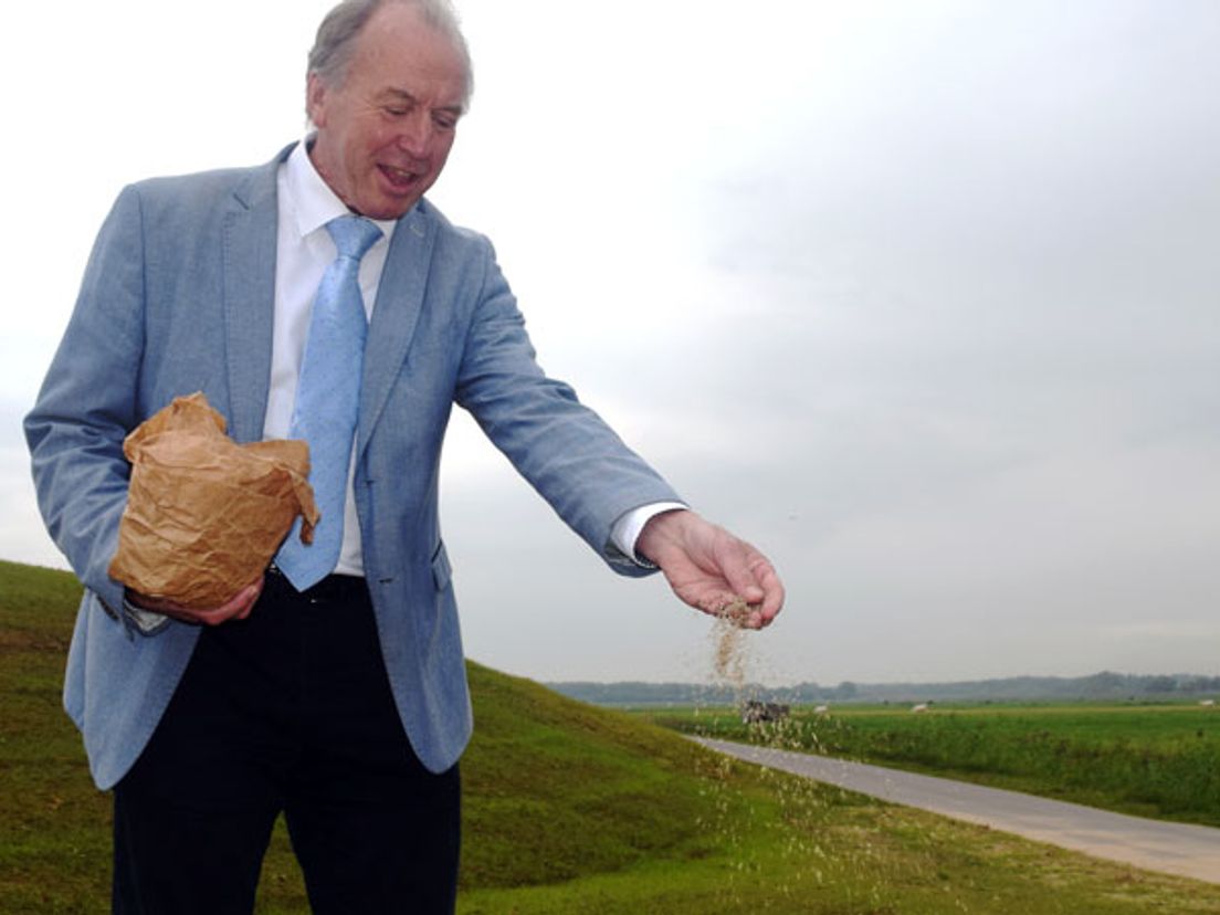 Leo van Gelder van het waterschap