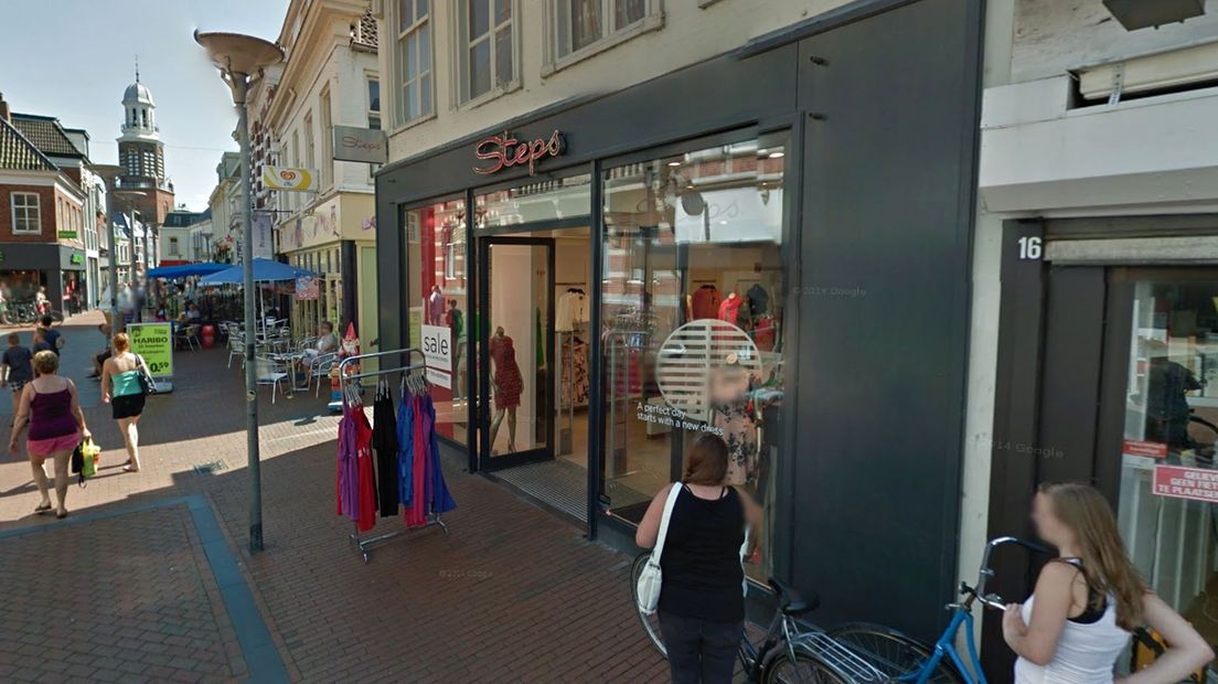 De kledingwinkel Steps aan de Langestraat in Winschoten