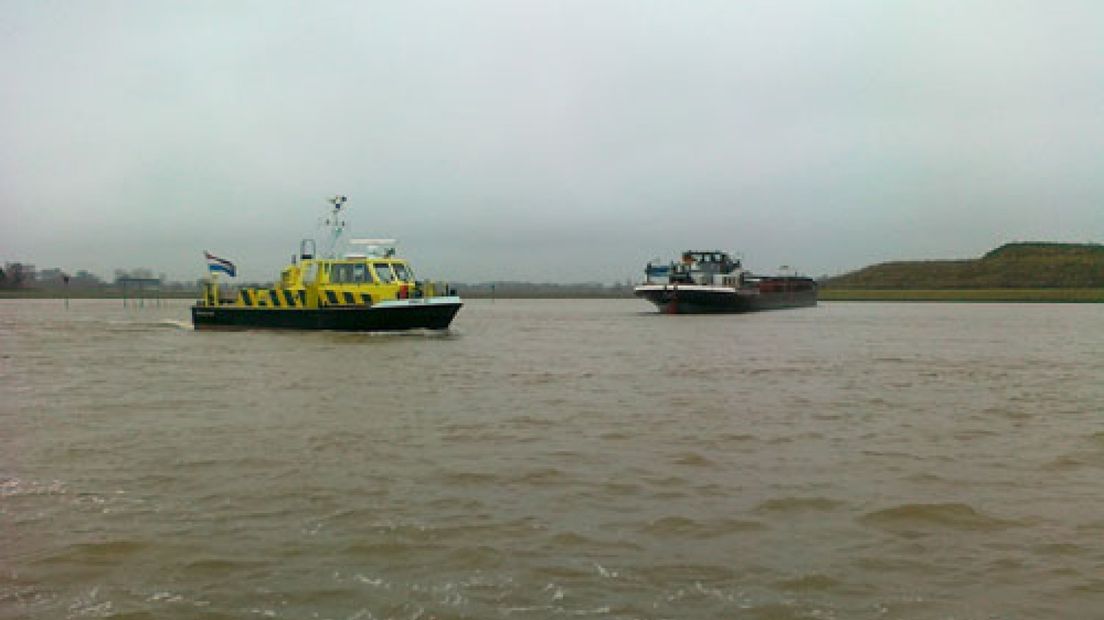 Scheepvaartbeperking op IJssel vanwege laagwater
