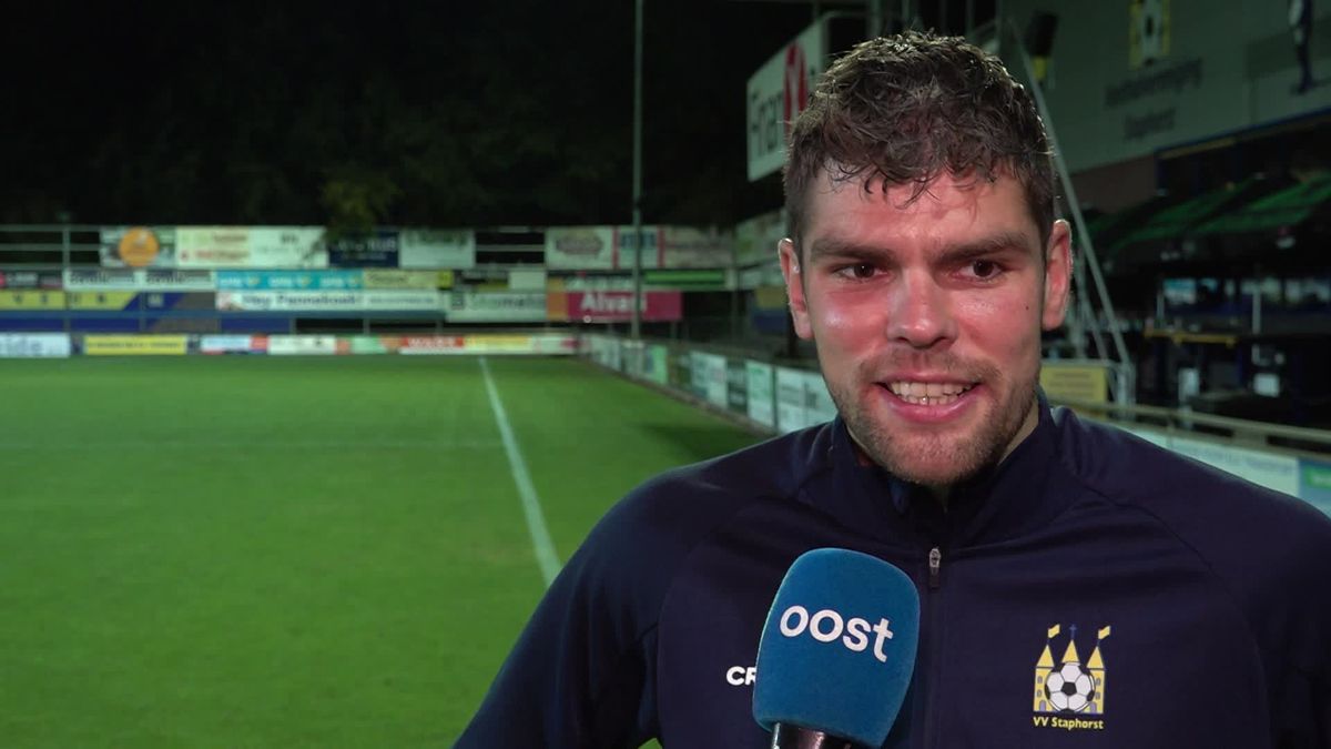 Jeffrey Dijkstra met Staphorst door in de KNVB Beker