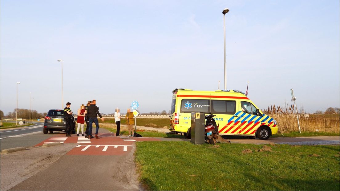Scooterrijder gewond bij ongeluk Kampen