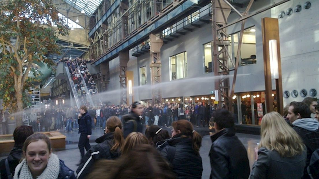 Sprinklerinstallatie geknapt bij ROC