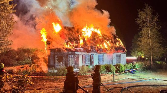 Woning verwoest • man aangehouden