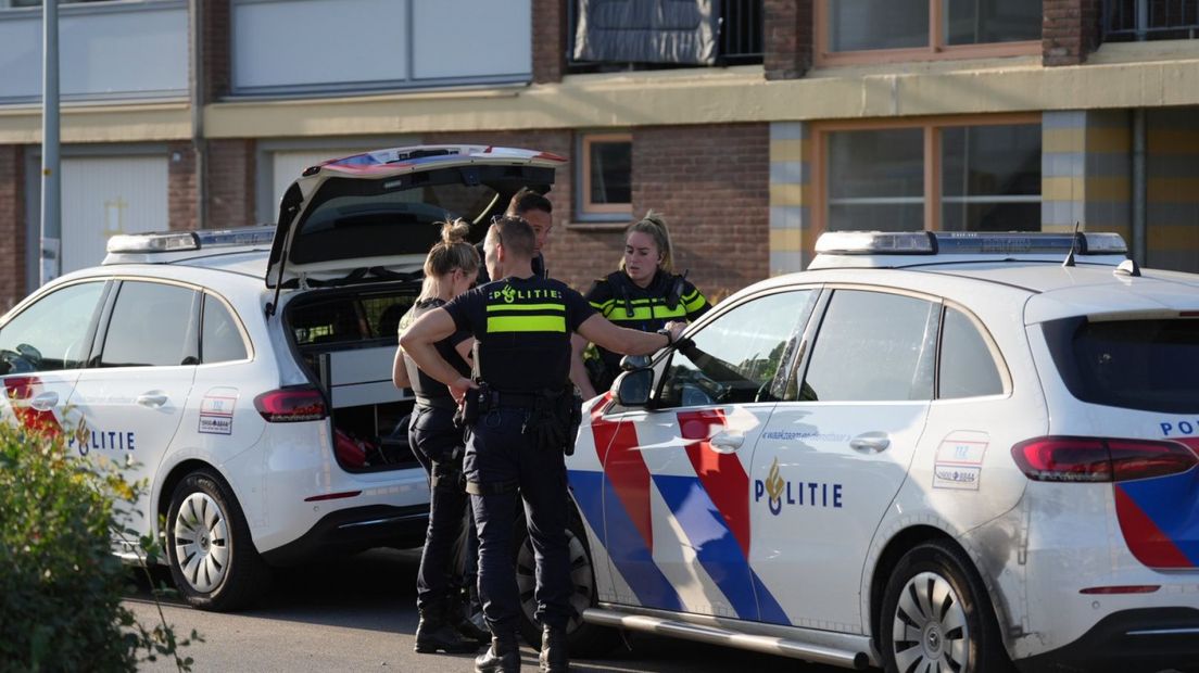 Politie ter plaatse in Doesburg.