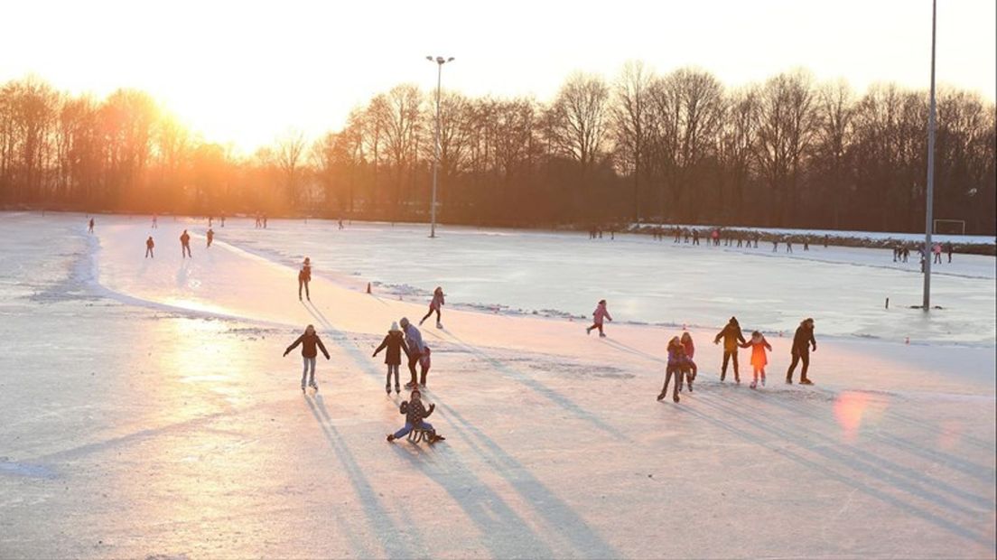 Schaatsen op de ijsbaan