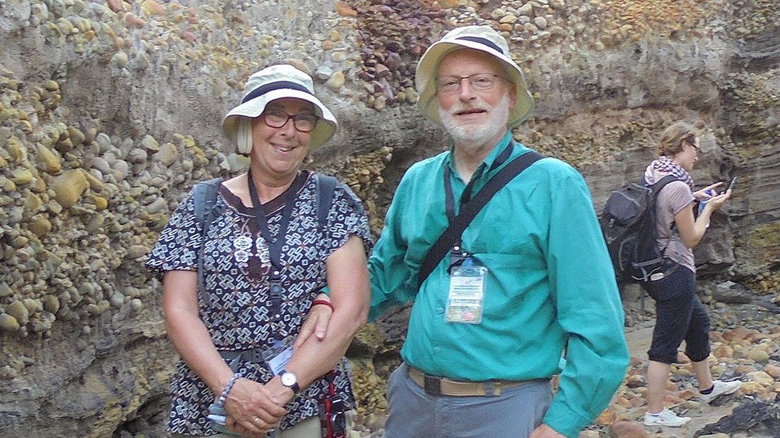 Peter en zijn vrouw Gerda op excursie