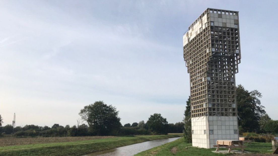 De luchtwachttoren in Schoonebeek (Rechten: RTV Drenthe / Janet Oortwijn)