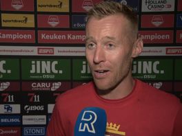 Voor Mike van Duinen is het dubbel feest na de promotie