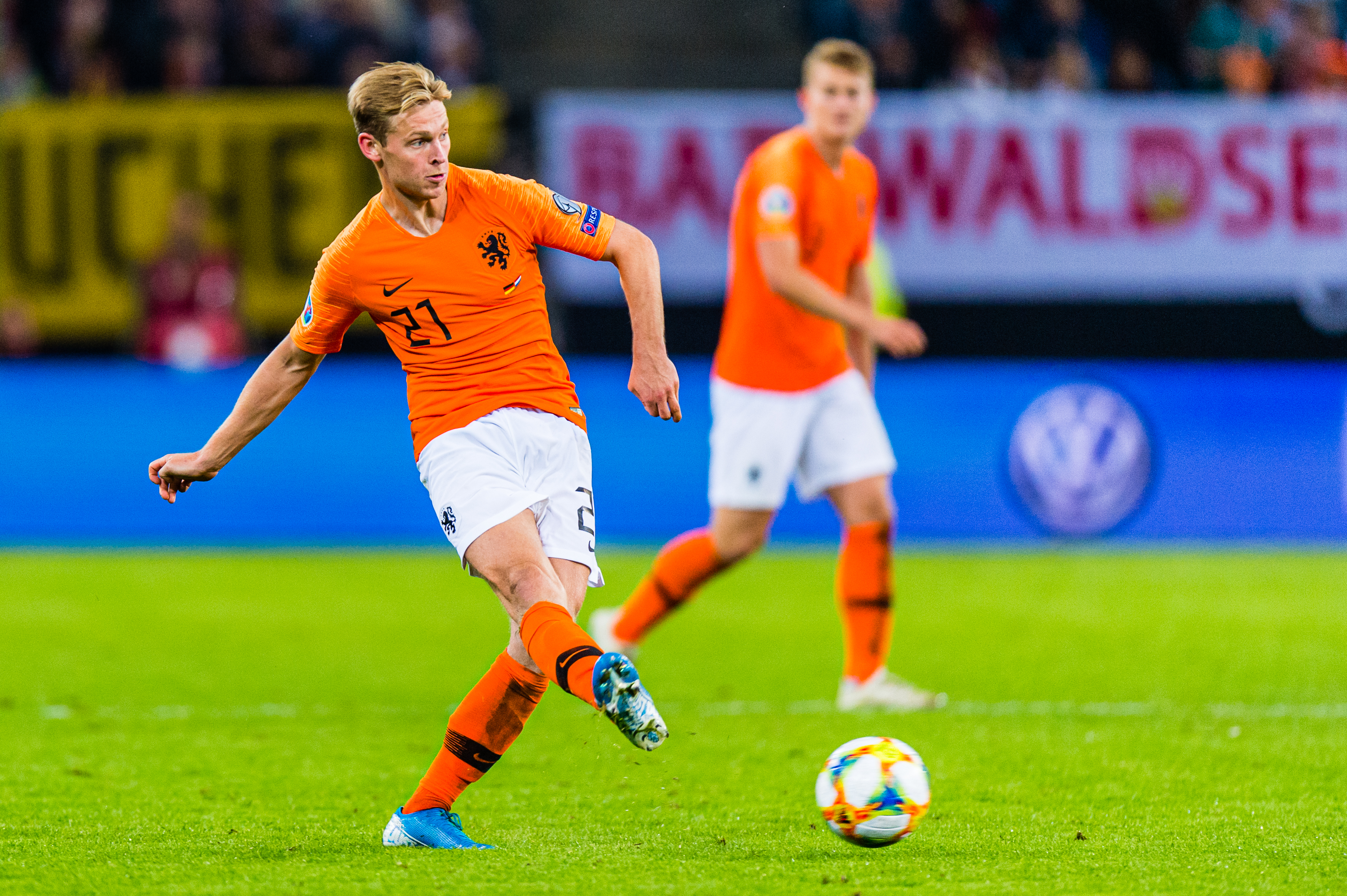 Frenkie de Jong uit Arkel in Oranje.