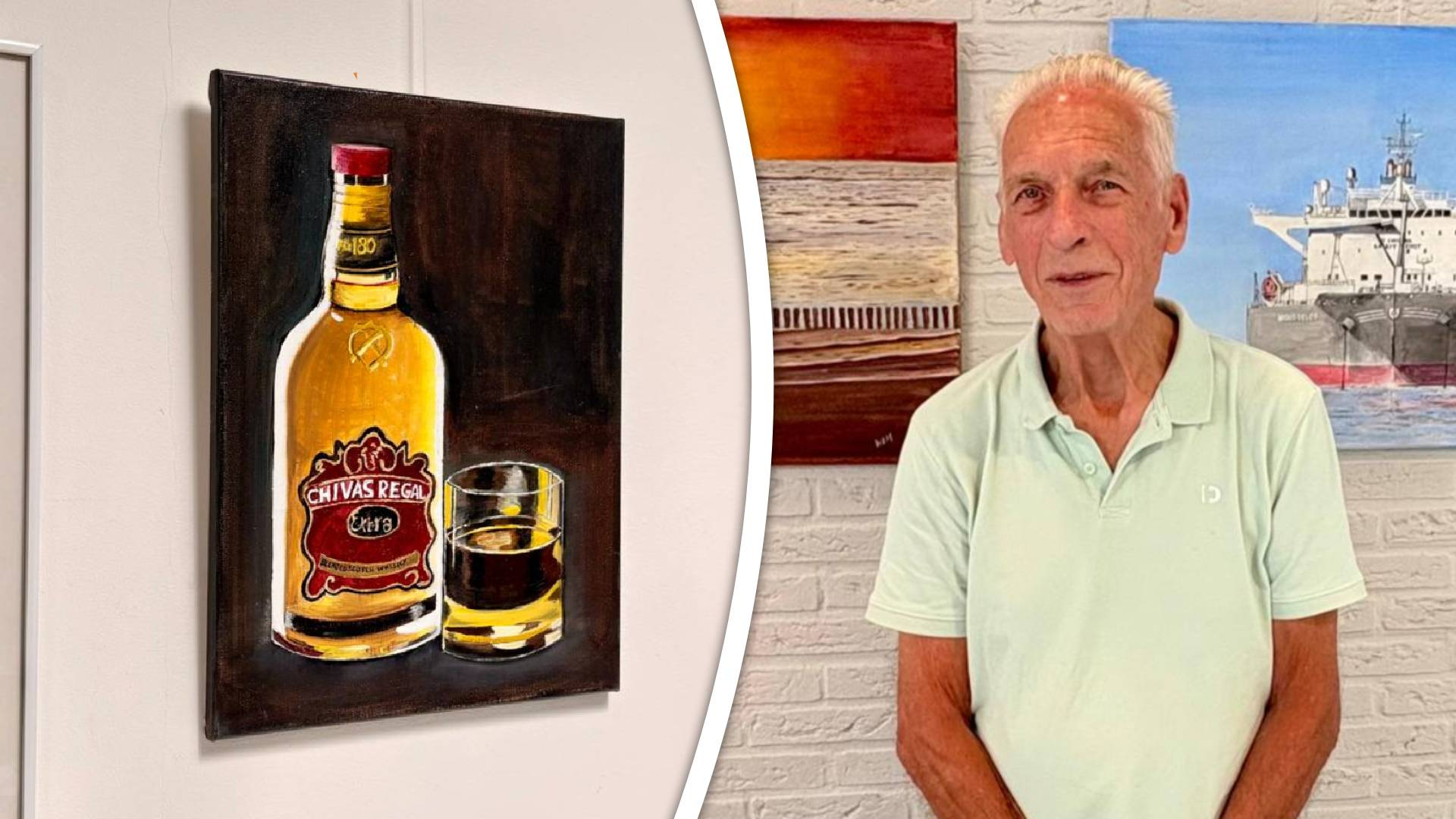 Wim (83) ziet droom in vervulling gaan met eigen expositie.