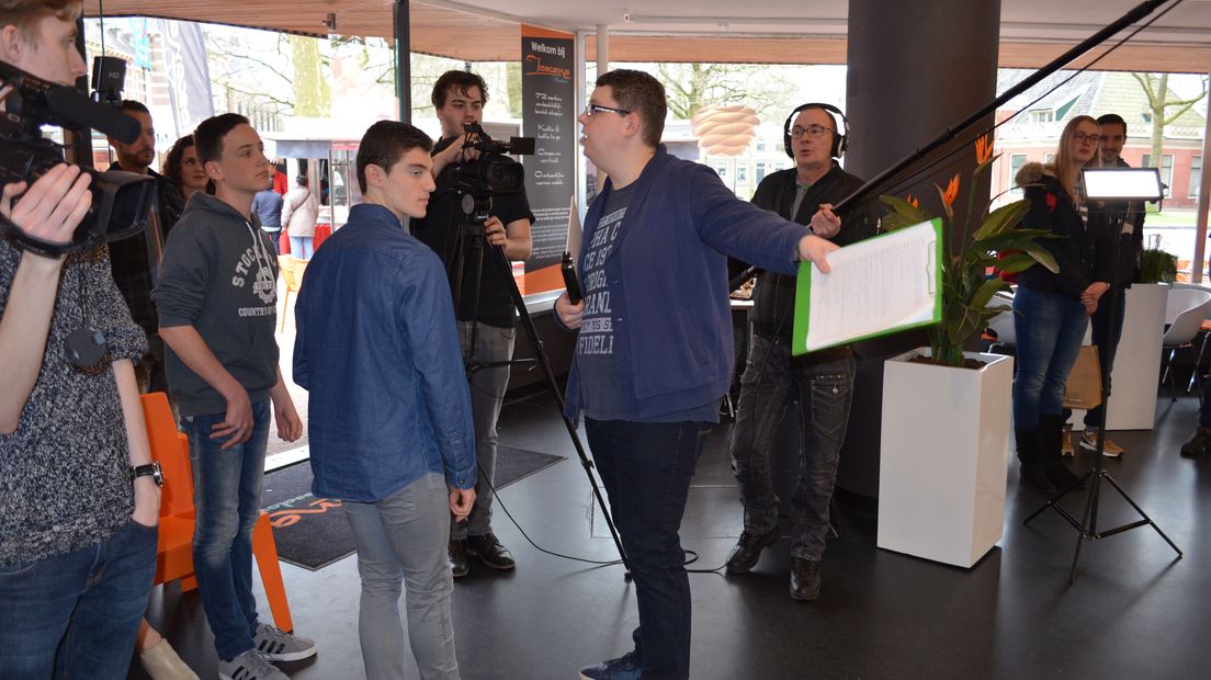 Brian op de Dijk hoopt met zijn film aandacht te krijgen voor het pesten op scholen (Rechten: eigen foto)