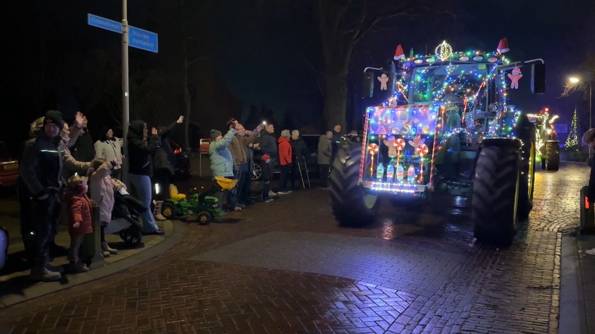 Na kerst gaat de versiering niet naar zolder, maar op de trekker