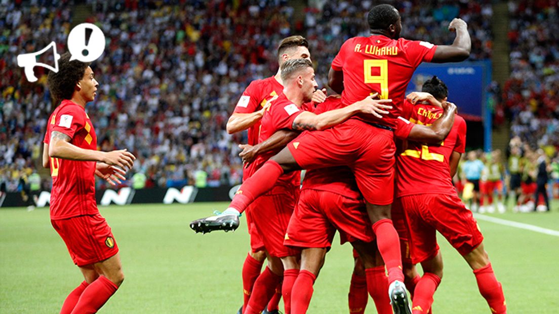 België won vorige week van Brazilië (Rechten: EPA / Sergey Dolzhenko)