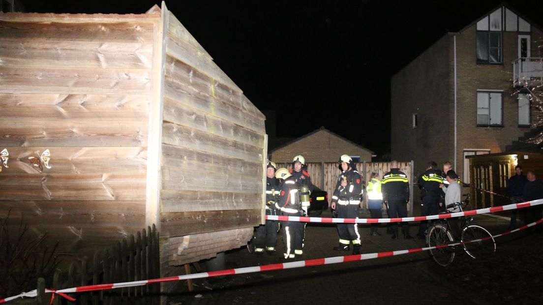Gewonden door gasexplosie in schuur Vlissingen (video)