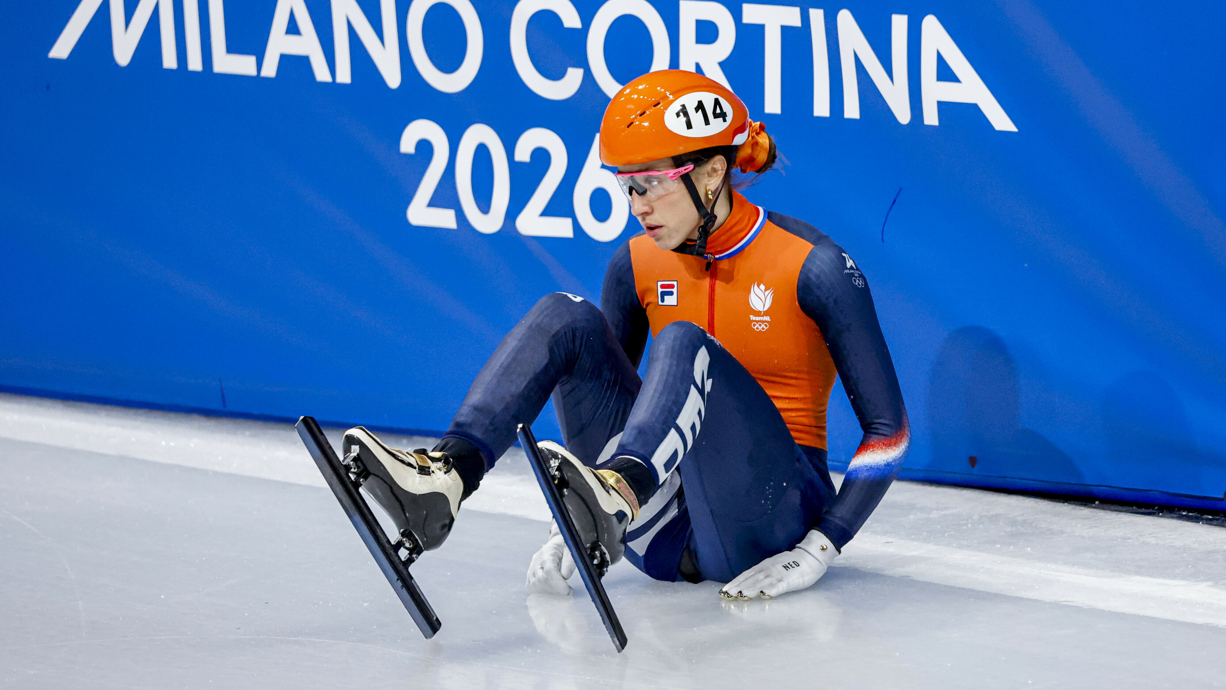 Suzanne Schulting útskeakele op de 1.500 meter