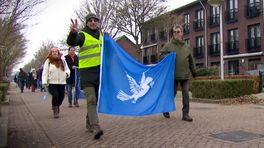 Wandeltocht voor de vrede: 'Wij weten ook wel dat ze niet stoppen met vechten door ons'