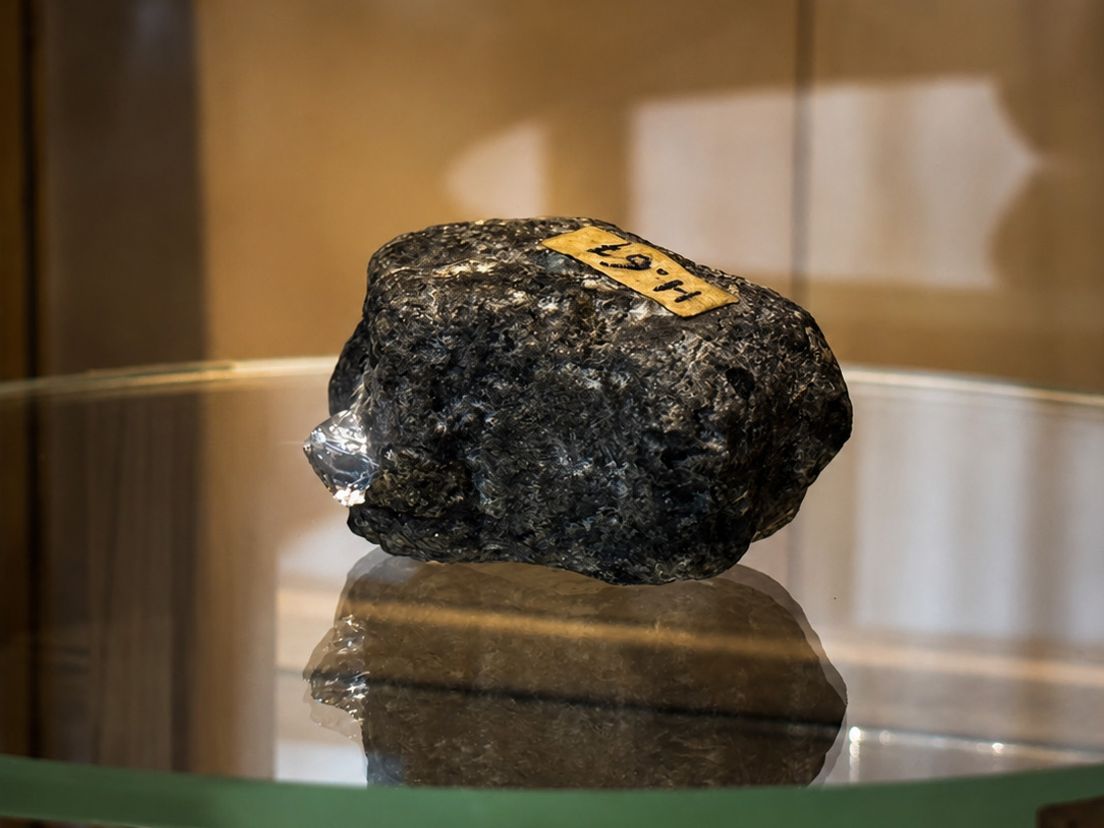 Hunebedcentrum vindt zeldzame gestolen diamant terug tussen fossielen: 'Bijna twintig jaar was ie spoorloos'