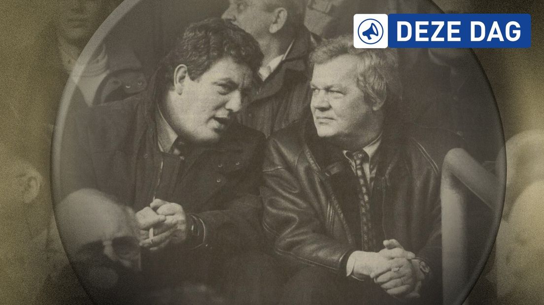 Henk van der Wal (rechts) en Wim Everards