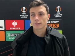 Anel Ahmedhodzic na de overwinning op Panathinaikos